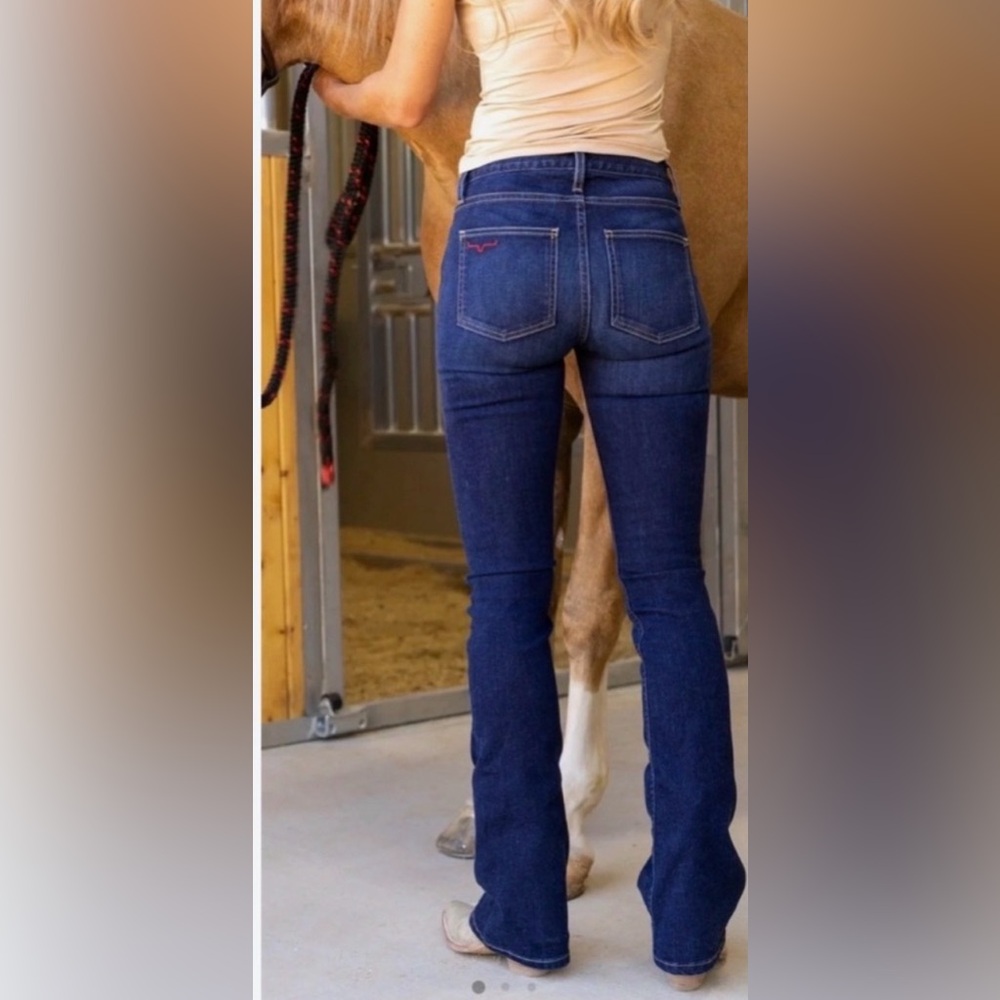 Kimes Ranch Women's Boot Cut Jeans - Dark Blue